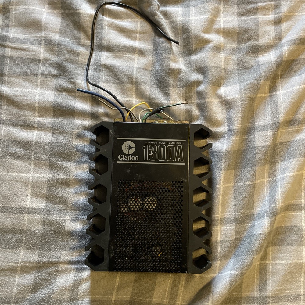 Clarion 1300A Amplifier UNTESTED