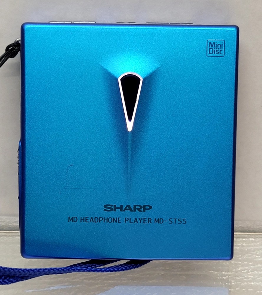 Sharp MD-ST55 Portable MD Player Playback minidisc Walkman