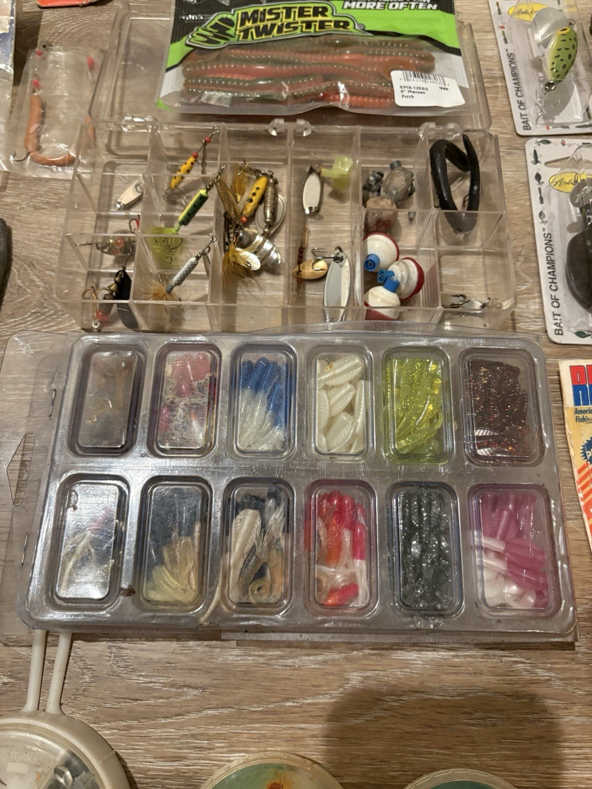 Fishing Bundle: Lures, Sinkers, Hooks, Bobbers, Tackle Box & Misc - Fast Ship!