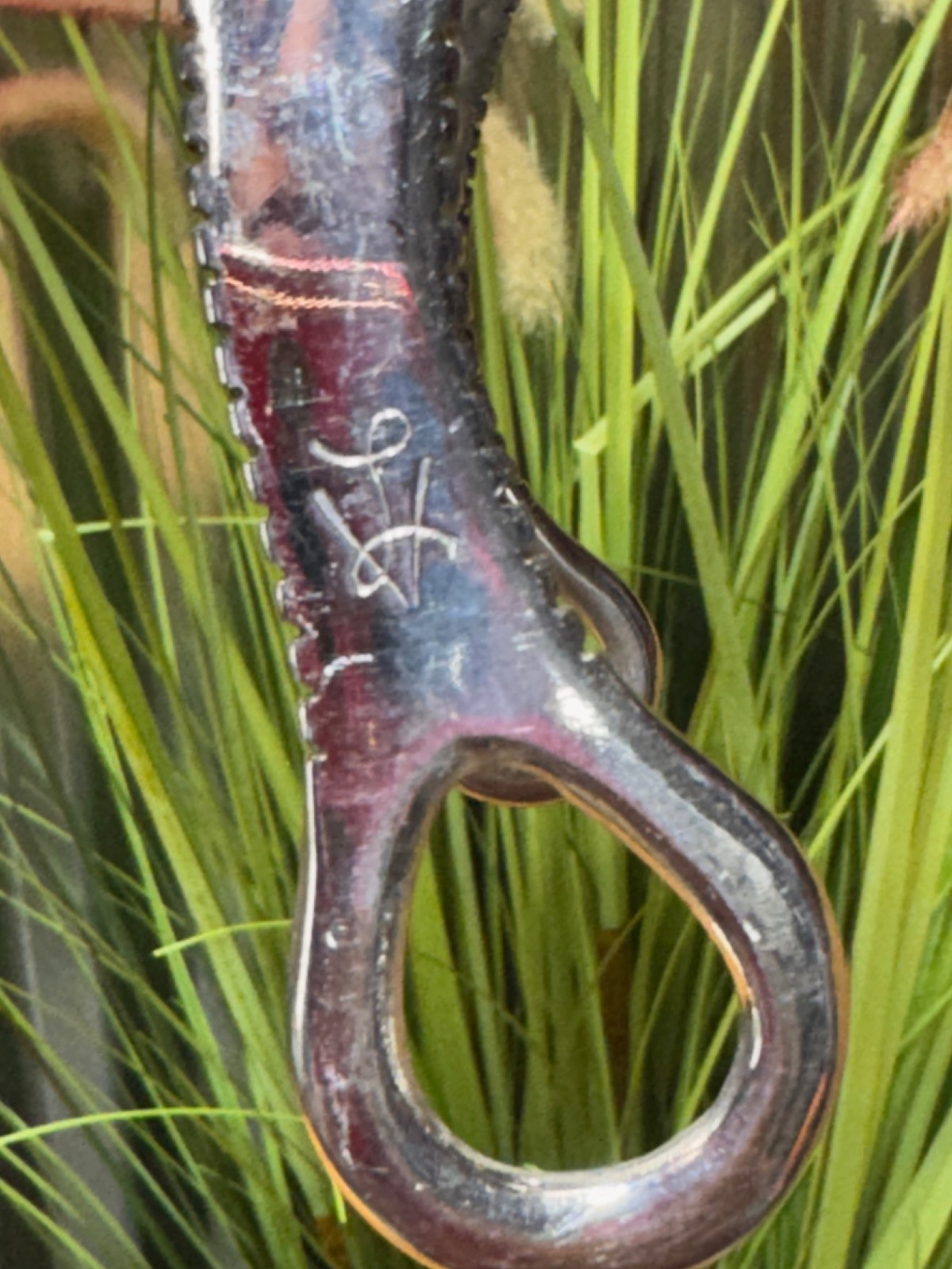 Vintage LES VOGT P408 Frog Port Western Show Horse Bit ~ 5"