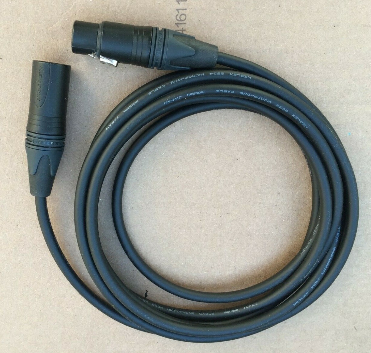 x'FT Mogami 2534 Neutrik Gold XLR-M male to XLR-F Female balance Star Quad Cable