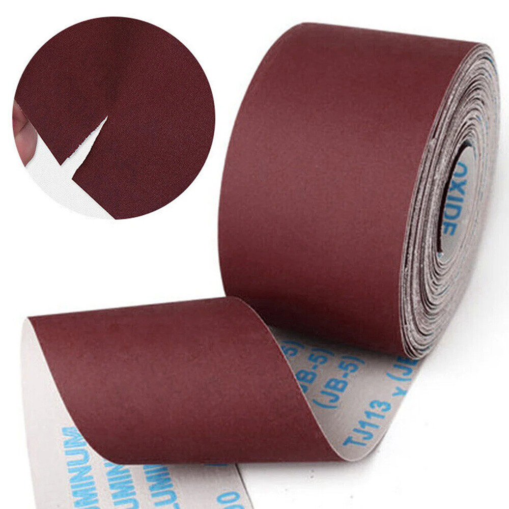 80-600 Grit Sandpaper Roll Emery Cloth Abrasive Sheets Sanding Strips Width 10cm