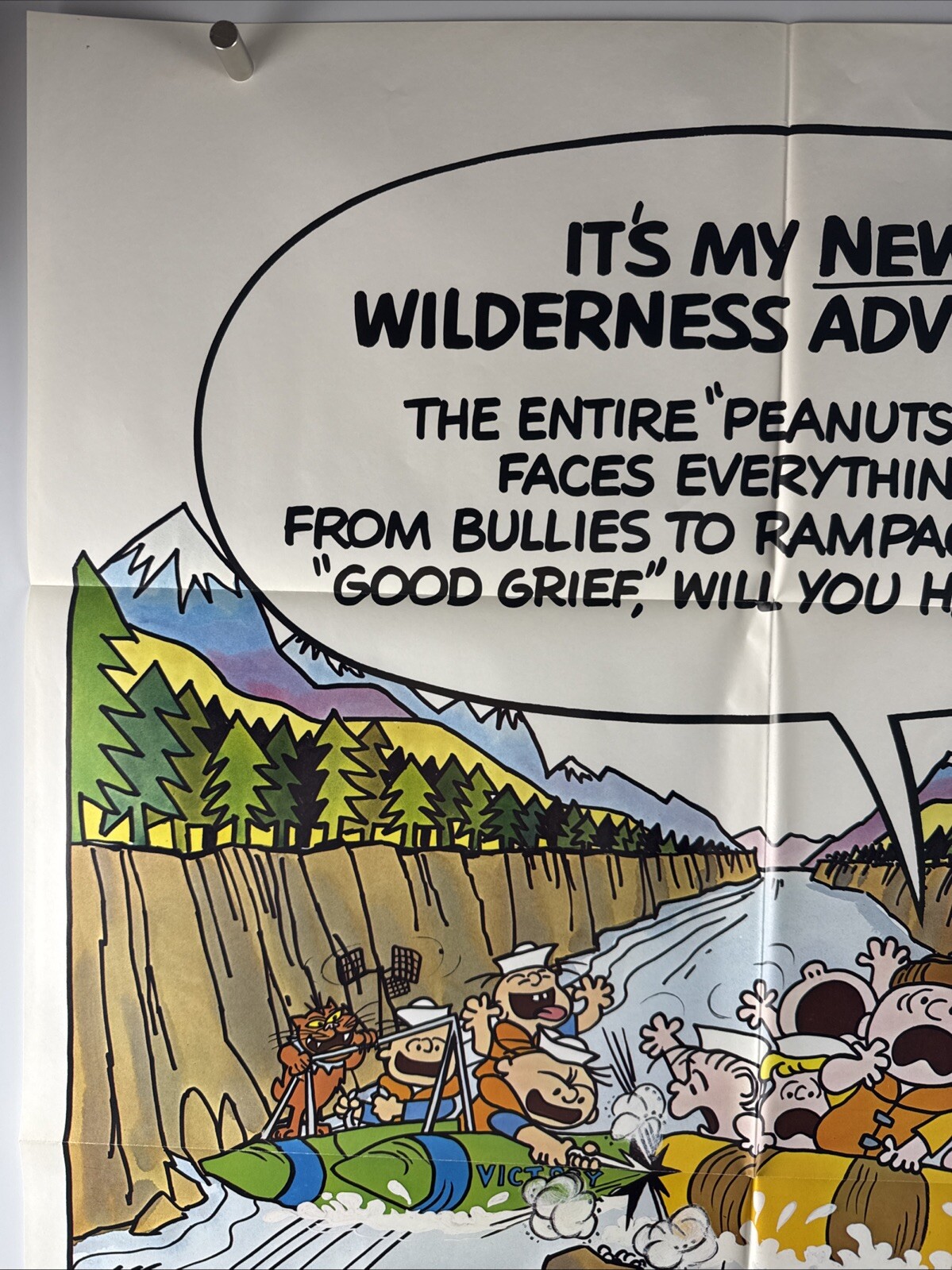 CHARLIE BROWN RACE FOR YOUR LIFE Movie Poster (VeryFine-) One Sheet 1977 24876