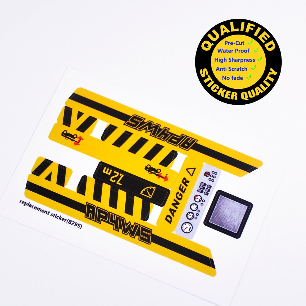 Replacement sticker for set 8295 Precut sticker