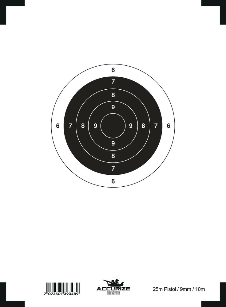 Front target for Accurize shooting system