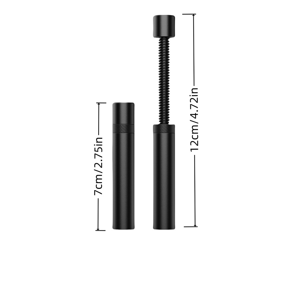 Black GPU Bracket Hard Anodized Aluminum Alloy w/Hidden Magnet for GPU Support