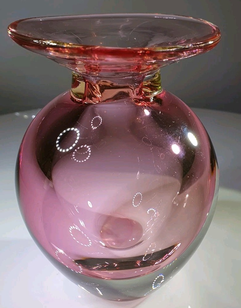 Murano Sommerso Bud Vase