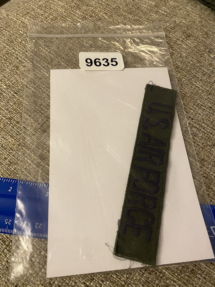 US Air Force Tape Patch Uniform USAF INV9635