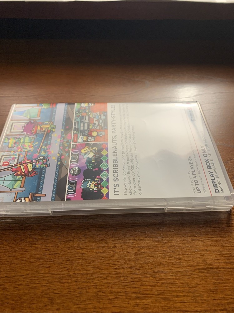 Scribblenauts Showdown / Nintendo Switch Authentic Display Box Only / NO GAME