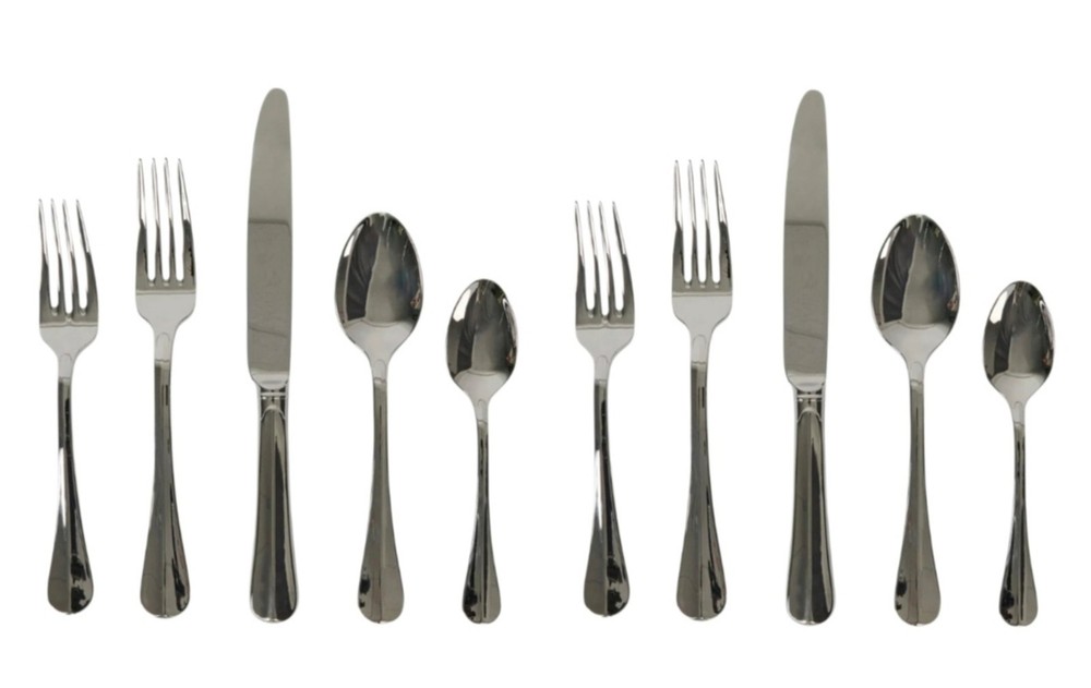 Juliska Bistro Polished Stainless Flatware 2 Five Piece Setting