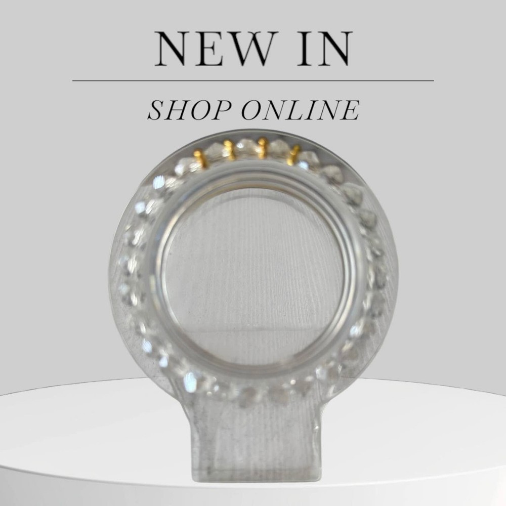 Handmade Beaded Stretch Bracelet Clear 0204