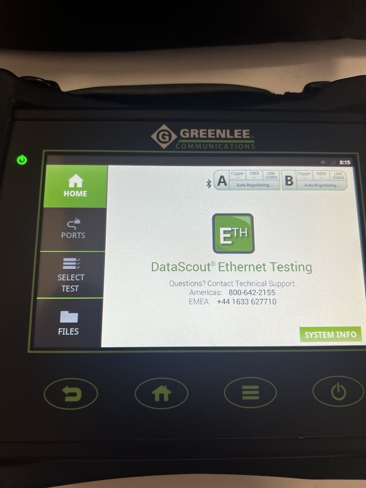 Greenlee 10G Datascout Test Set