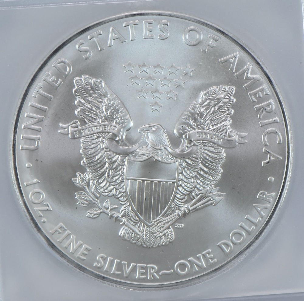2013 American Silver Eagle MS70 ICG