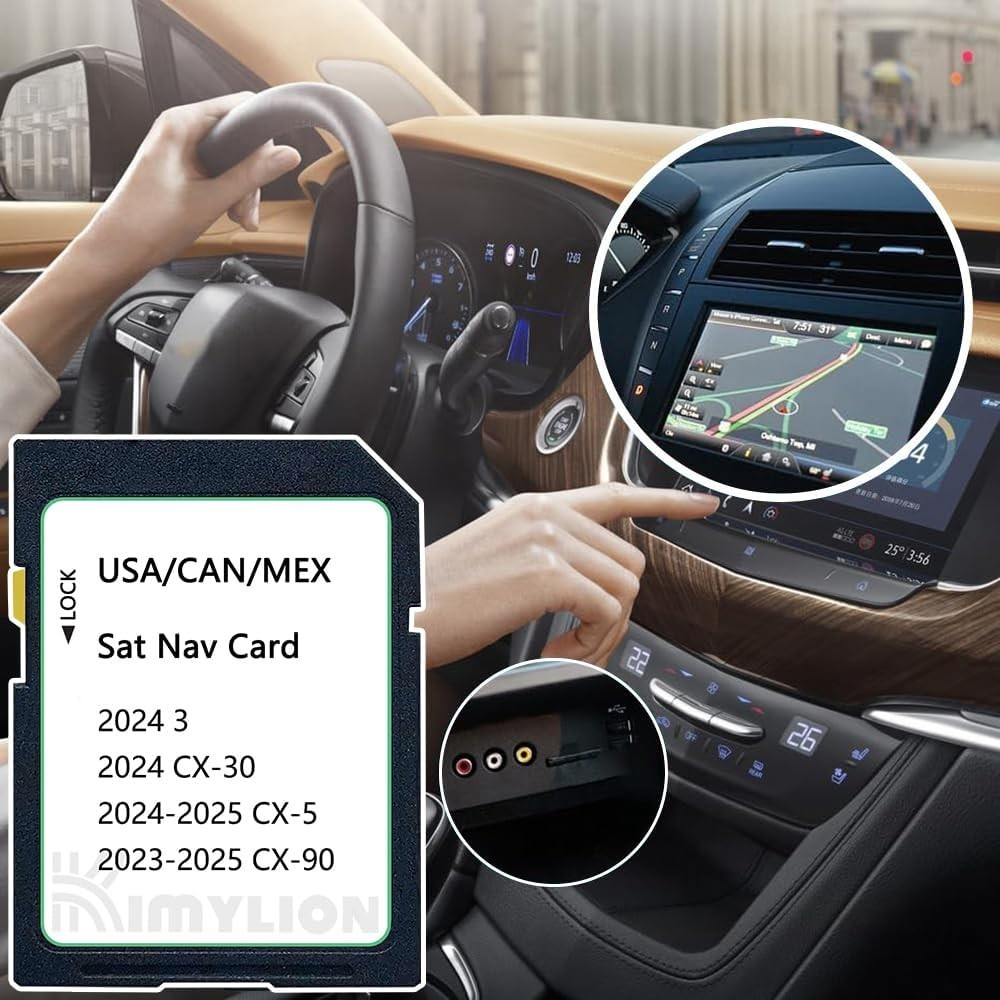 Updated 2025 GPS SD Card for Mazda - Seamless, Reliable Navigation Experience