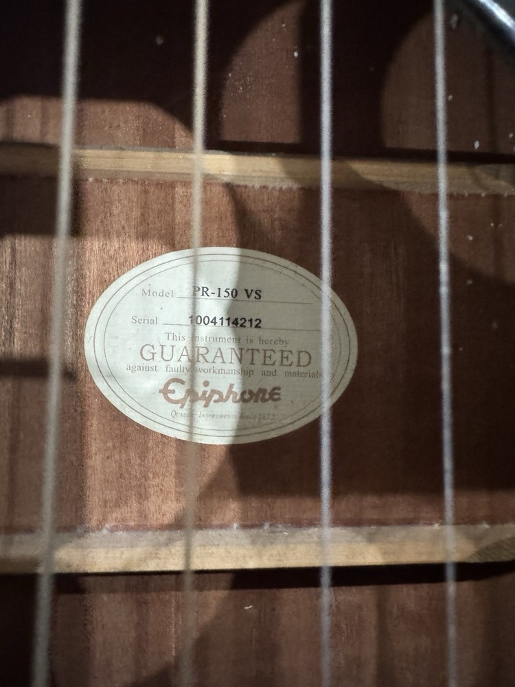 Epiphone Acoustic Guitar - DR AS is