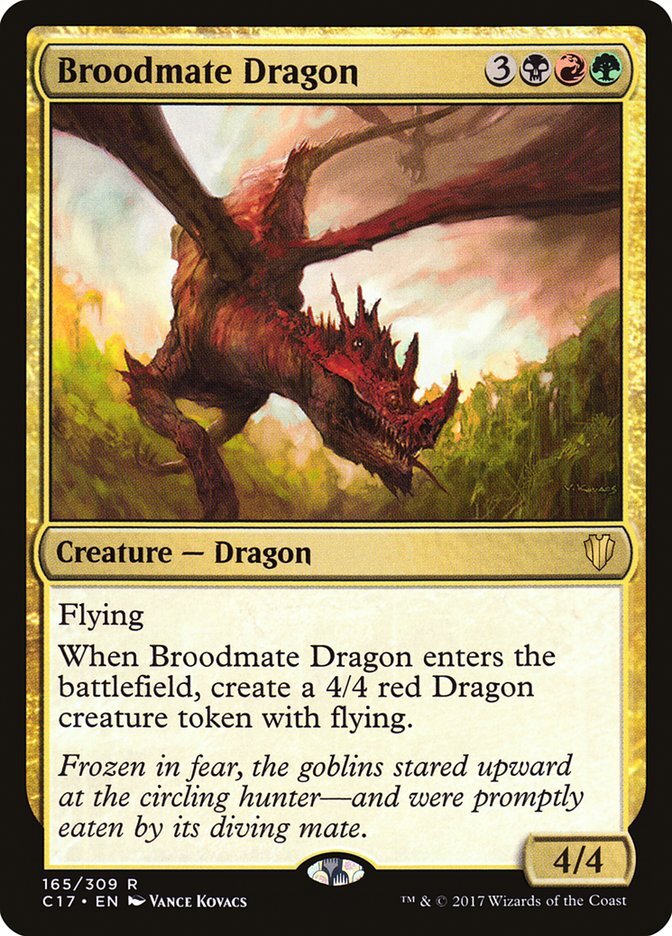 Broodmate Dragon [Commander 2017] Magic MTG