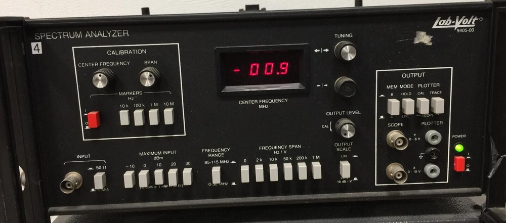 Lab-Volt Spectrum Analyzer 9405-00