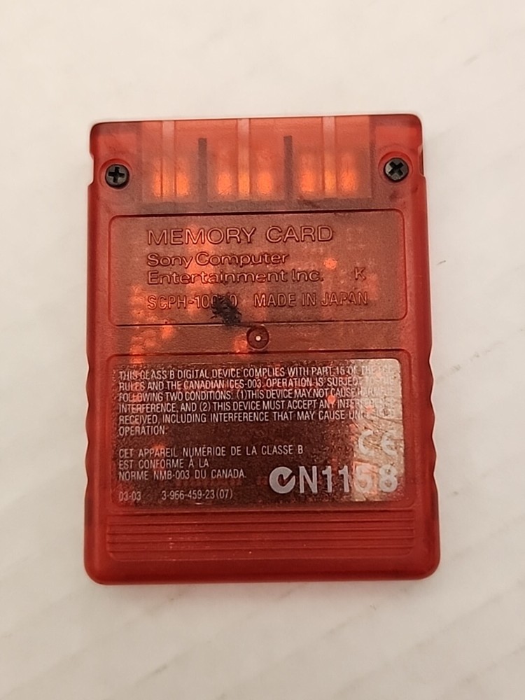 Sony PlayStation 2 Memory Card PS2 Genuine Official MagicGate 8MB Untested