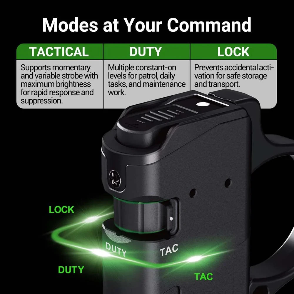 Nextorch TA70 Tactical Flashlight Rechargeable Advanced Temperature Control