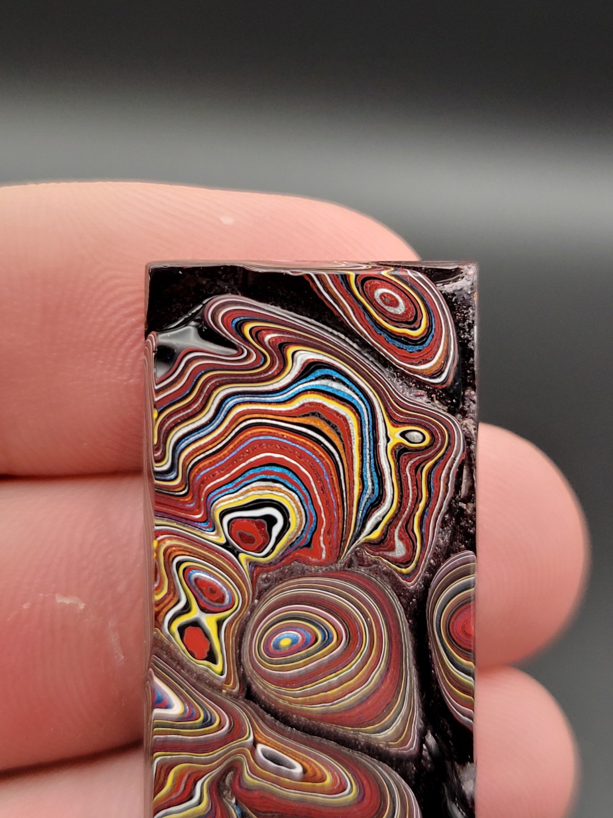 AWESOME VINTAGE(2000-2010) CORVETTE FORDITE DETROIT AGATE CABOCHON