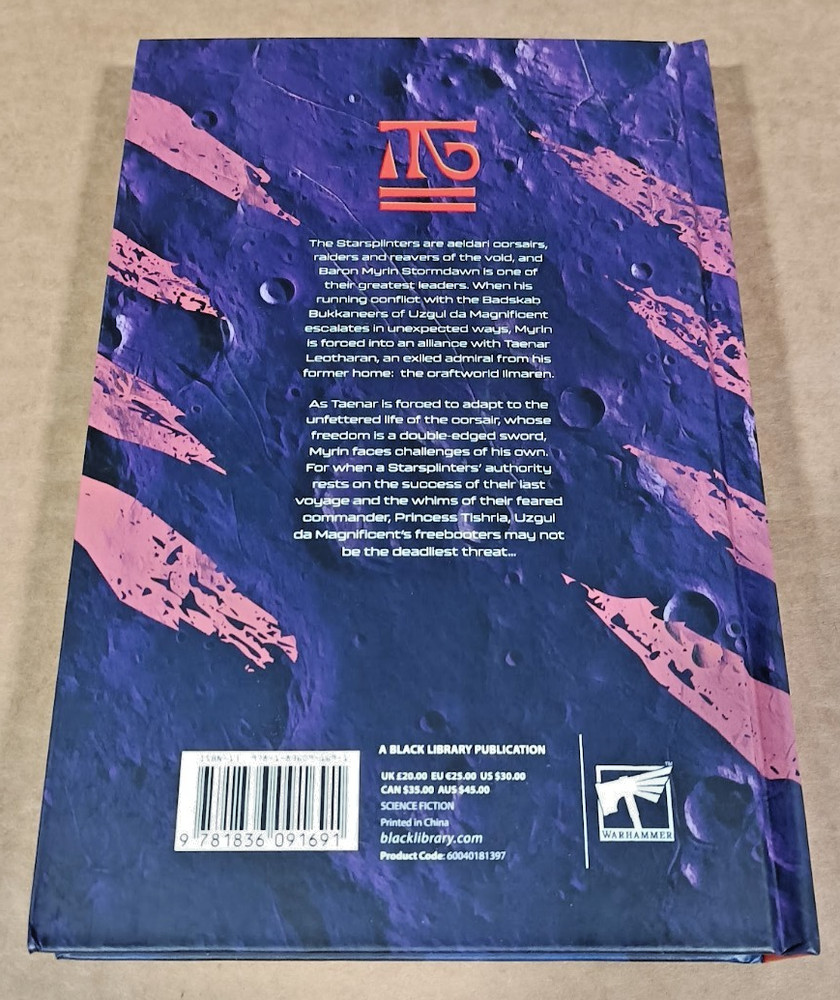 ⚔️ WARHAMMER 40K - BLACK LIBRAY - VOIDSCARRED HARDBACK - AELDARI CORSAIRS ⚔️