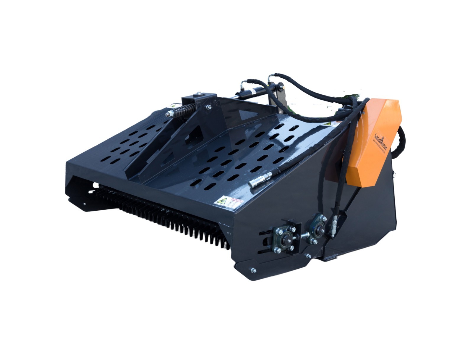 Skid Steer Landscape Rake Rock Hound Harley Rake Soil Conditioner Attachment