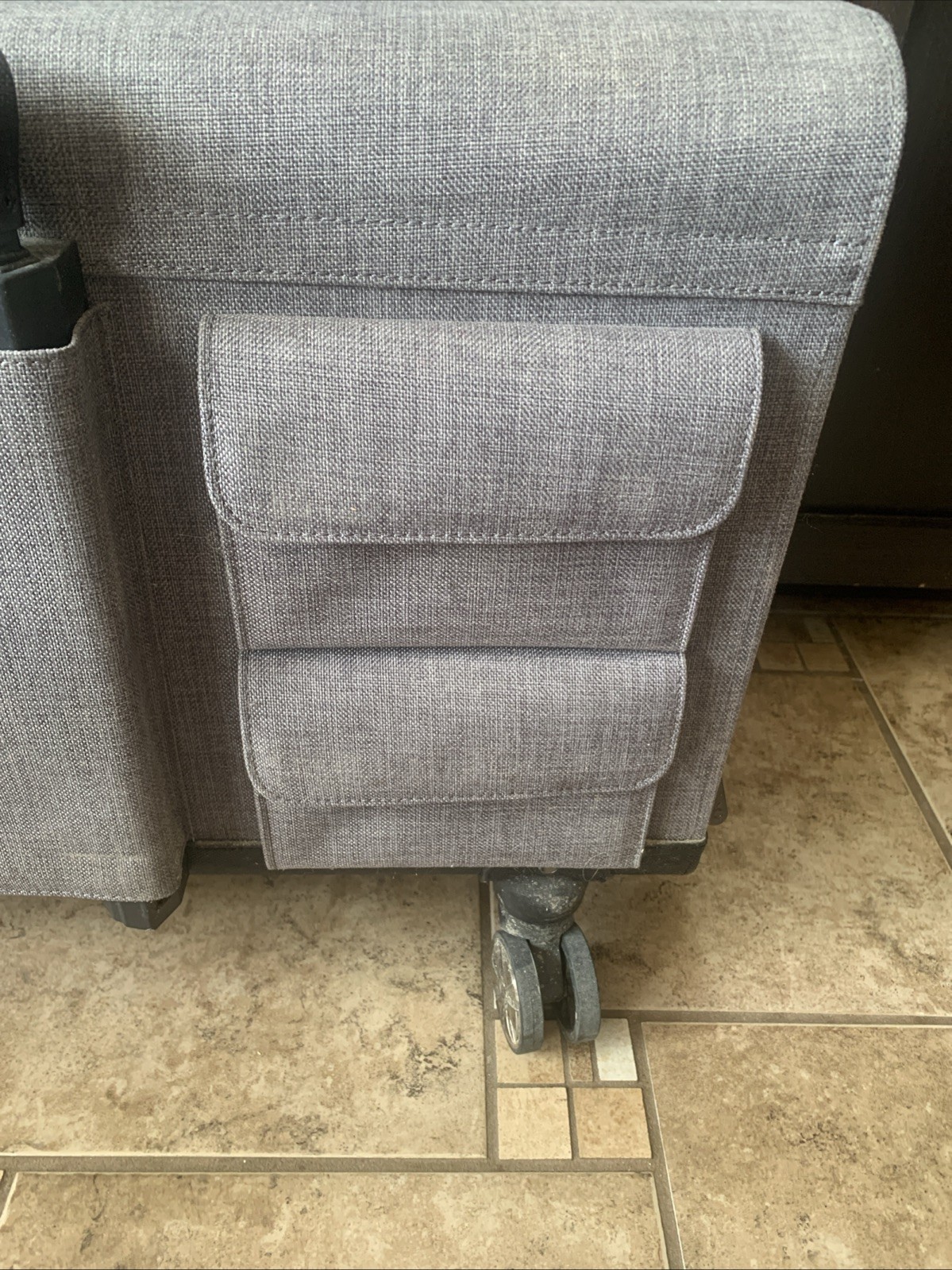 Cricut Craft Tote Travel Storage Handle Wheels Tweed Rolling Arts & Craft Case