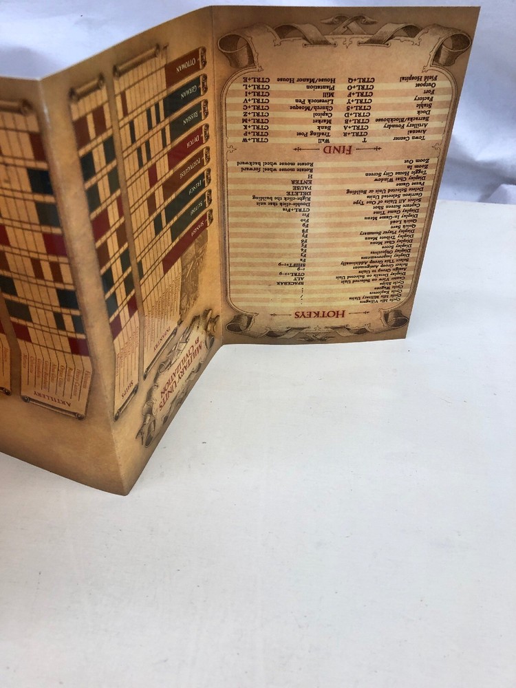 Age of Empires III Quick Reference Guide (Manual Only) W