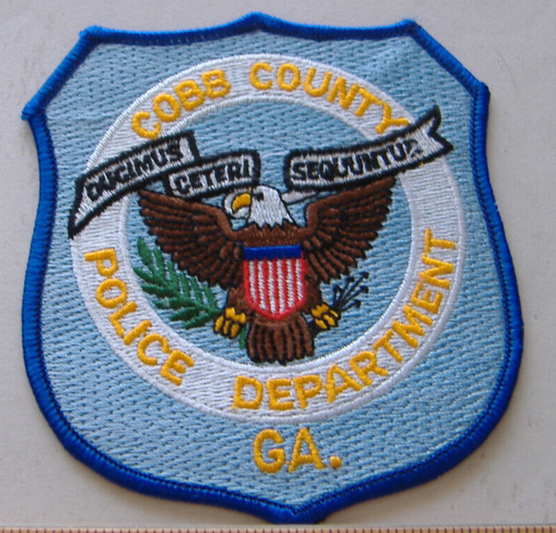 COBB   COUNTY POLICE DEPT  GEORGIA  FABRIC PATCH