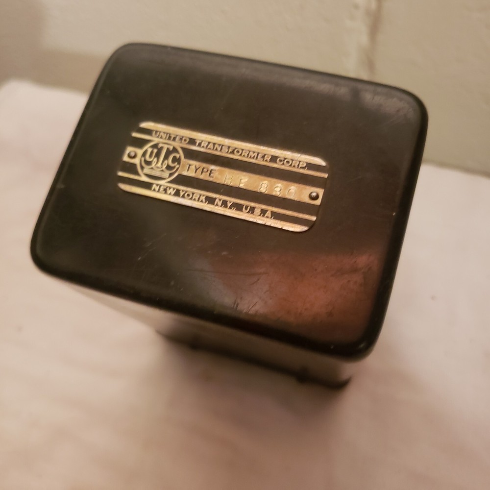 Utc HE 830 Interstage Transformer Vintage Audio 7k 100 Ohm