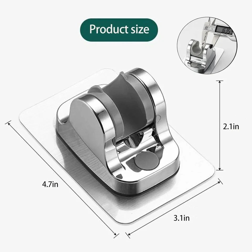 Self-adhesive Handheld Shower Head Holder Adjustable Wall Mount Shower Bracket*