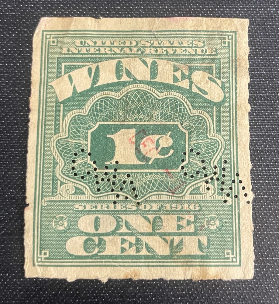 US Stamp RE32 Used Wines