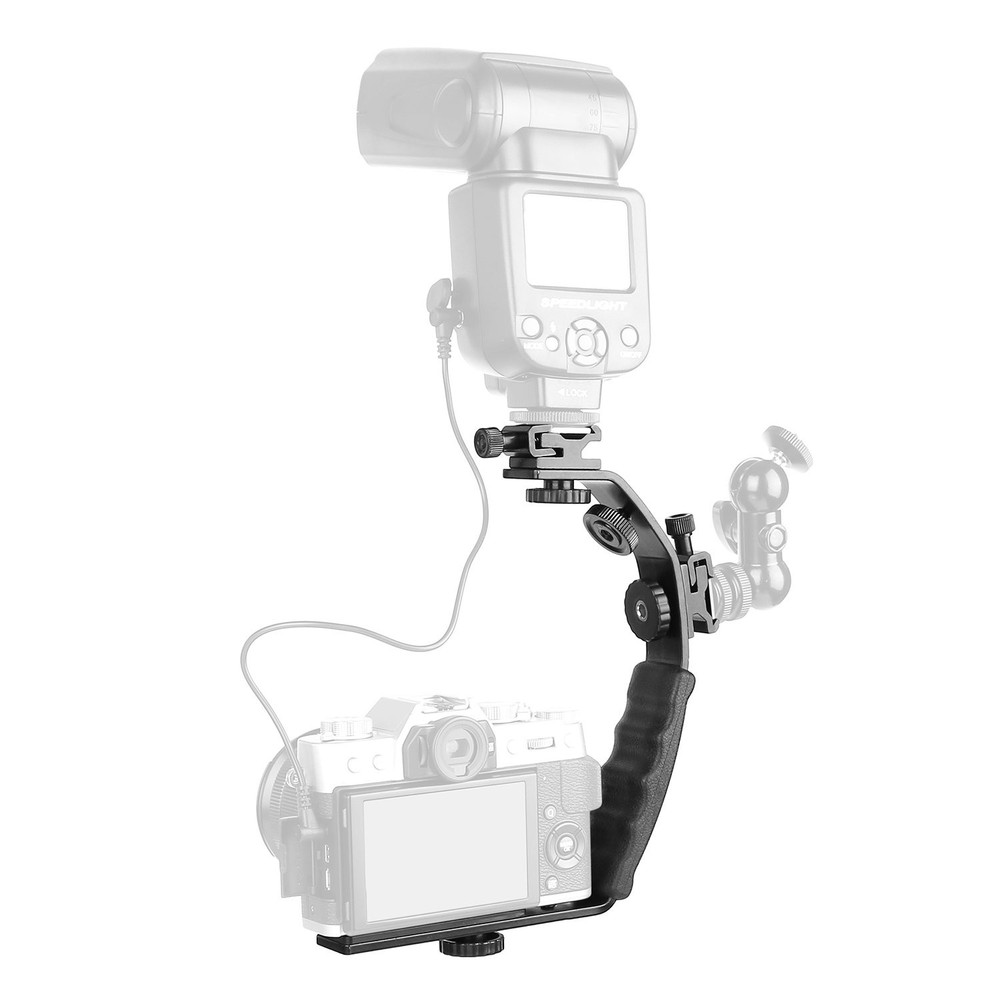 ChromLives Camera L Bracket Mount Video Grip L-Bracket L bracket, L