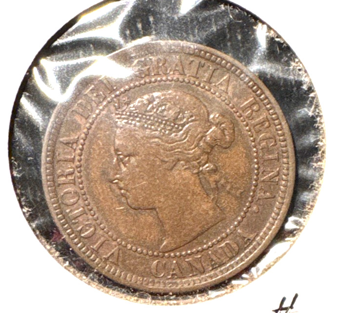 Canada 1888 large cent KM 7 XF