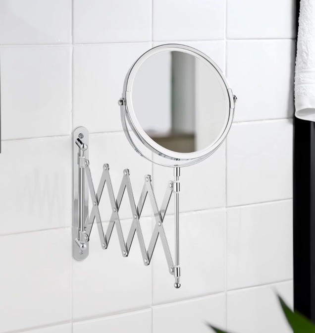 Wall Mirror With Telescopic Arm
