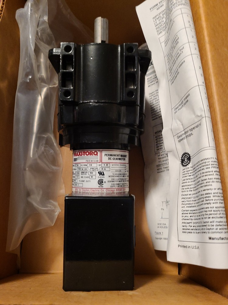 MAXI-TORQ 4Z134A DC GEARMOTOR