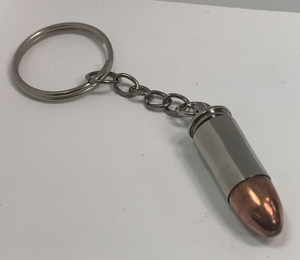 Custom (Customer Supplied Brass) Bullet Key Chain / Zipper Pull