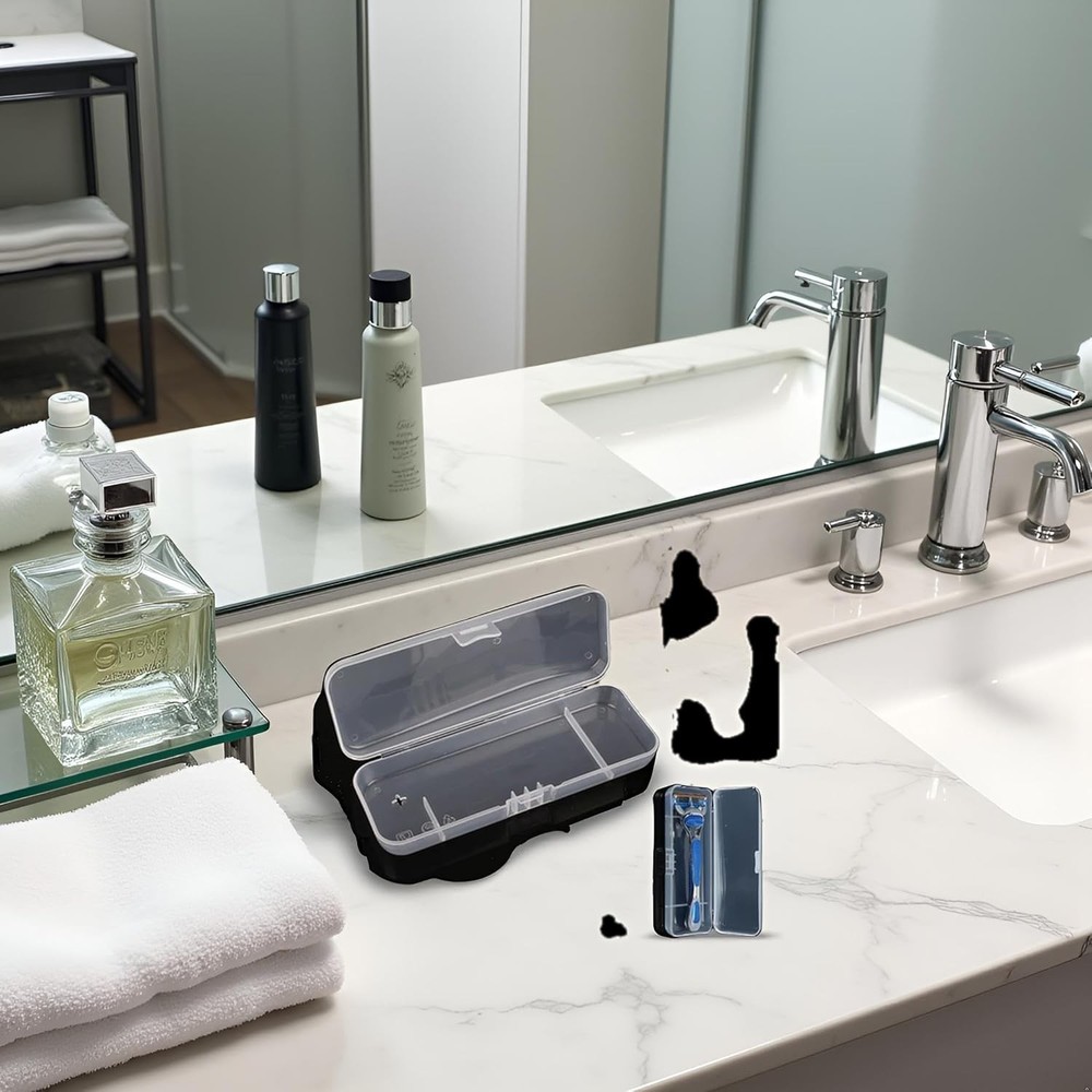 Transparent Shaving Box for Shaver Razor, Razor Protector Plastic