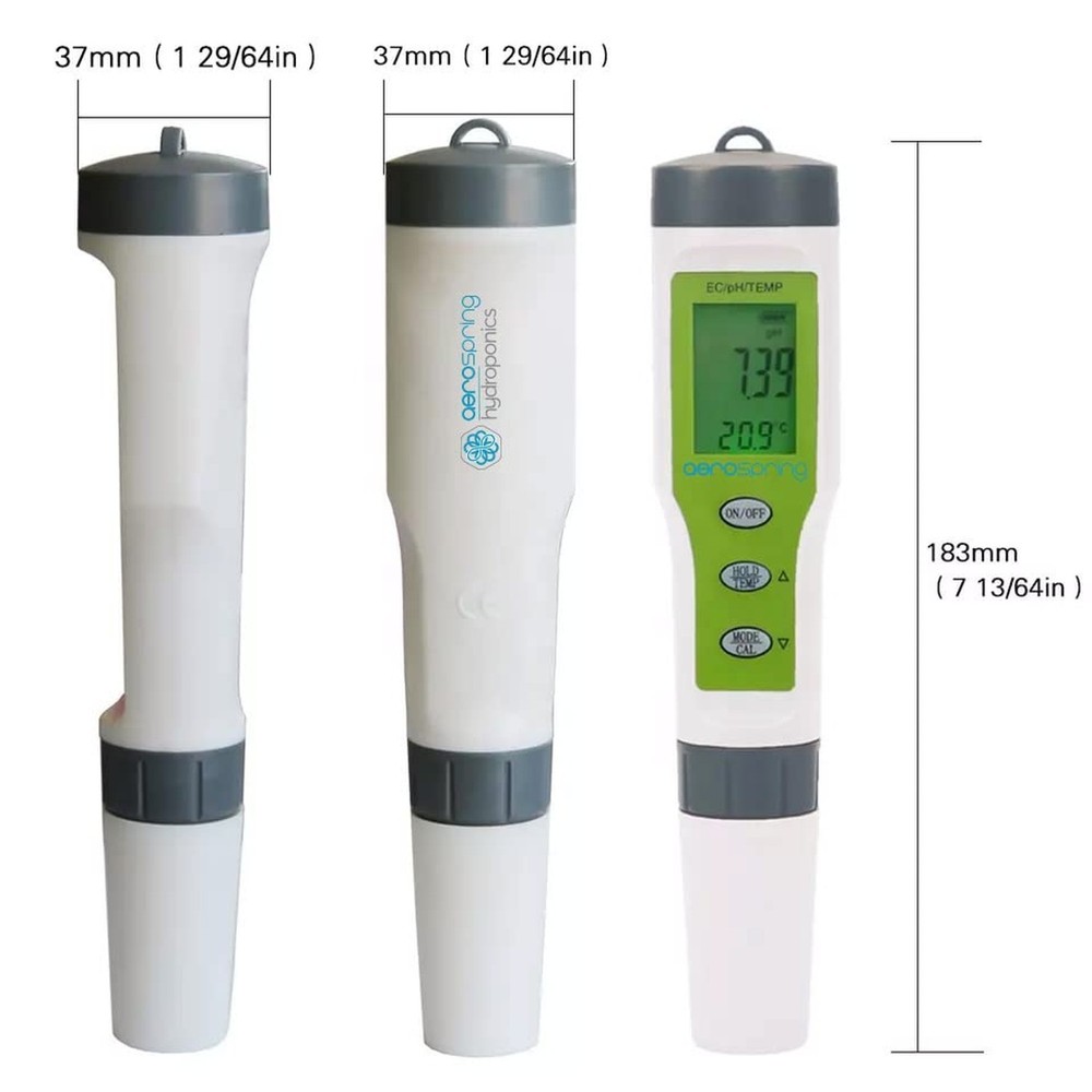 3-in-1 Waterproof Multifunction Digital Meter, Measures Electrical Conductivi...