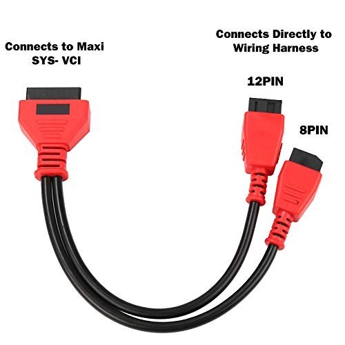 Chrysler 12+8 Programming Cable Connector for Autel DS808 MS905 MS906 Maxisys