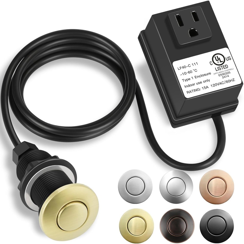 Garbage Disposal Air Switch Kit Garbage Disposal Button Power