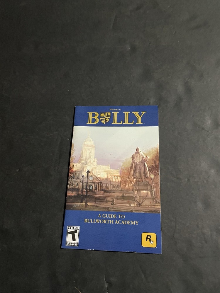 Bully ps2 Manual Only