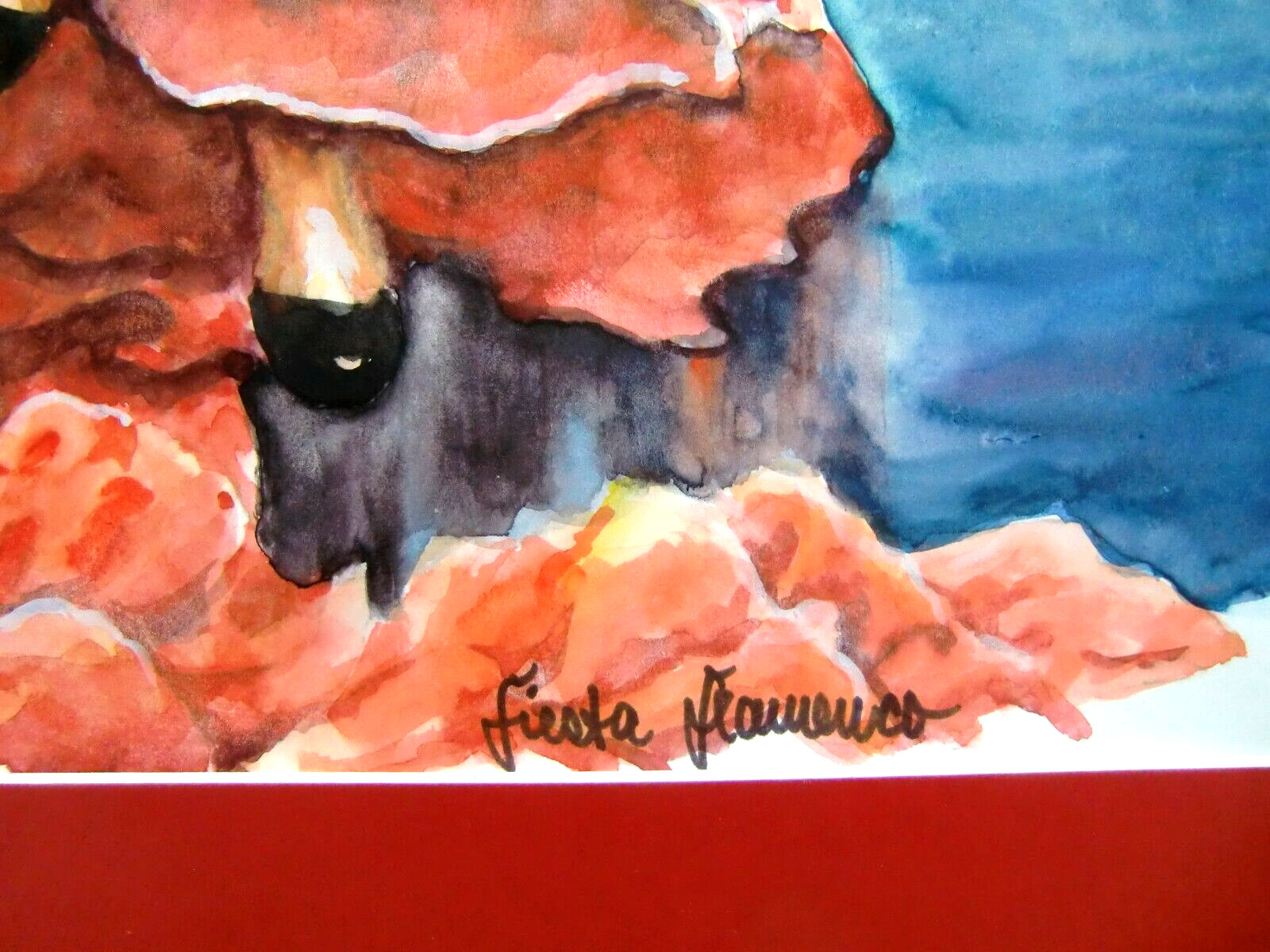 Walter Maria Hendrick (1913-2000) #6 (39x52cm) "Fiesta Flamenco" Spain