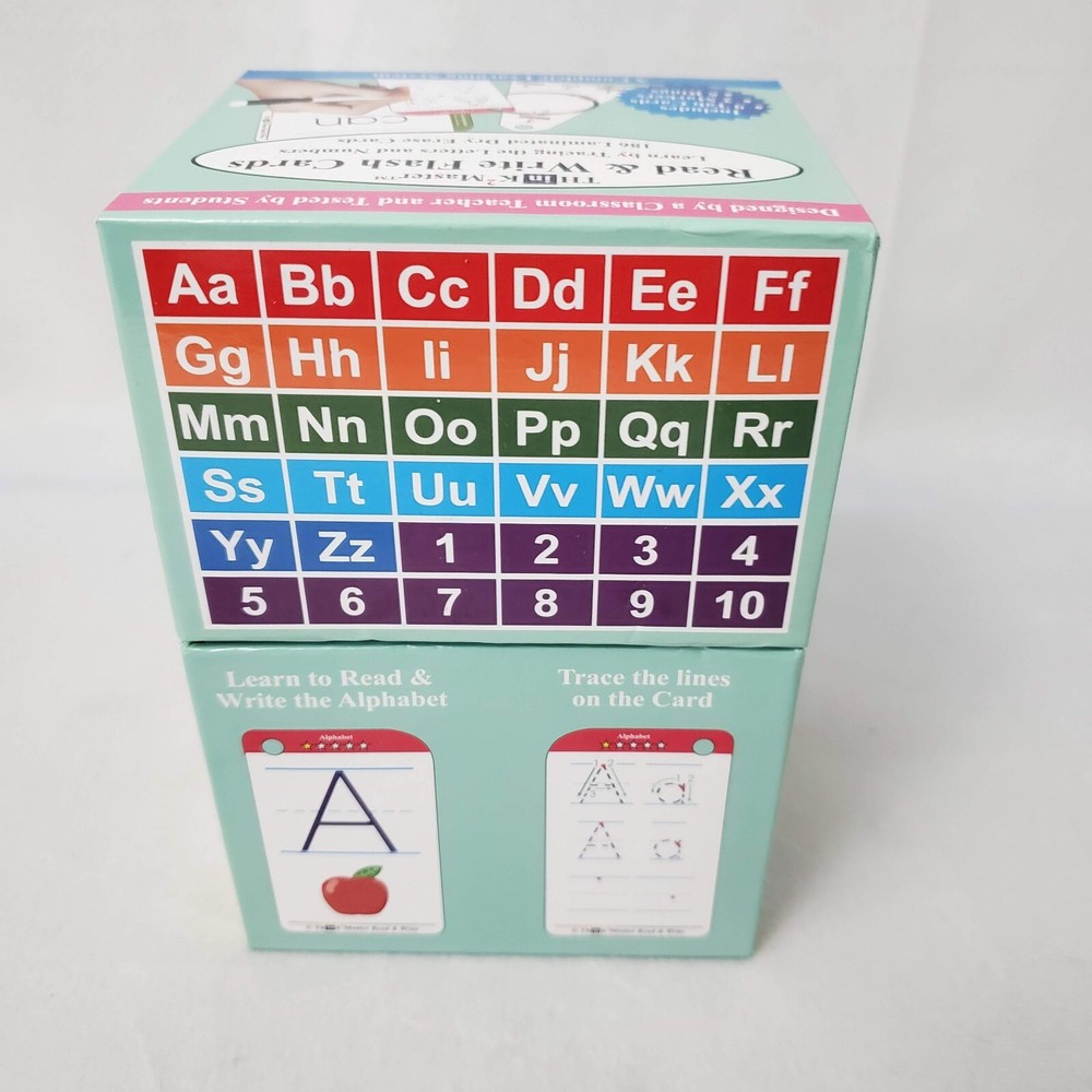 Think2Master Read & Write Flash Card Complete Learning System 186 Cards, 5 rings