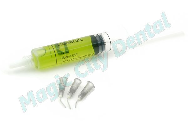 Dental 37% Dental Etching Etchant Etch Gel 14 gm GREEN