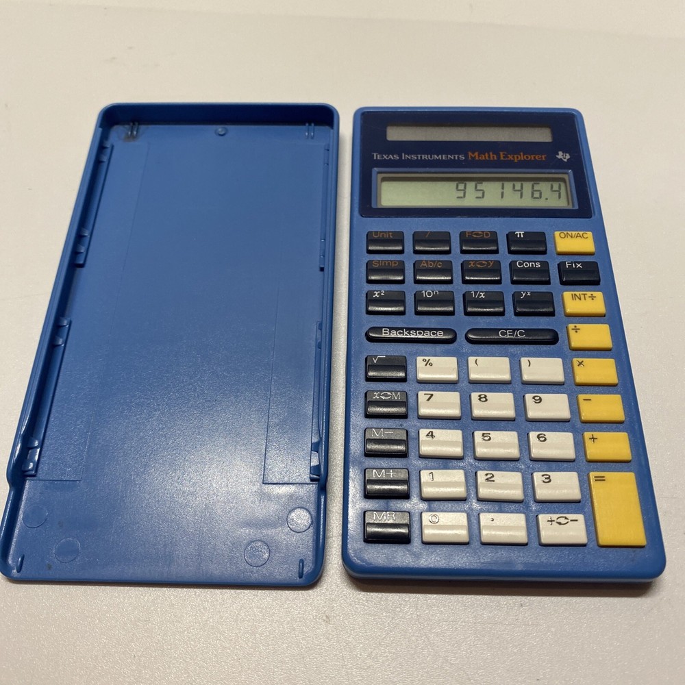 Texas Instruments Math Explorer Working Calculator   Free Shipping