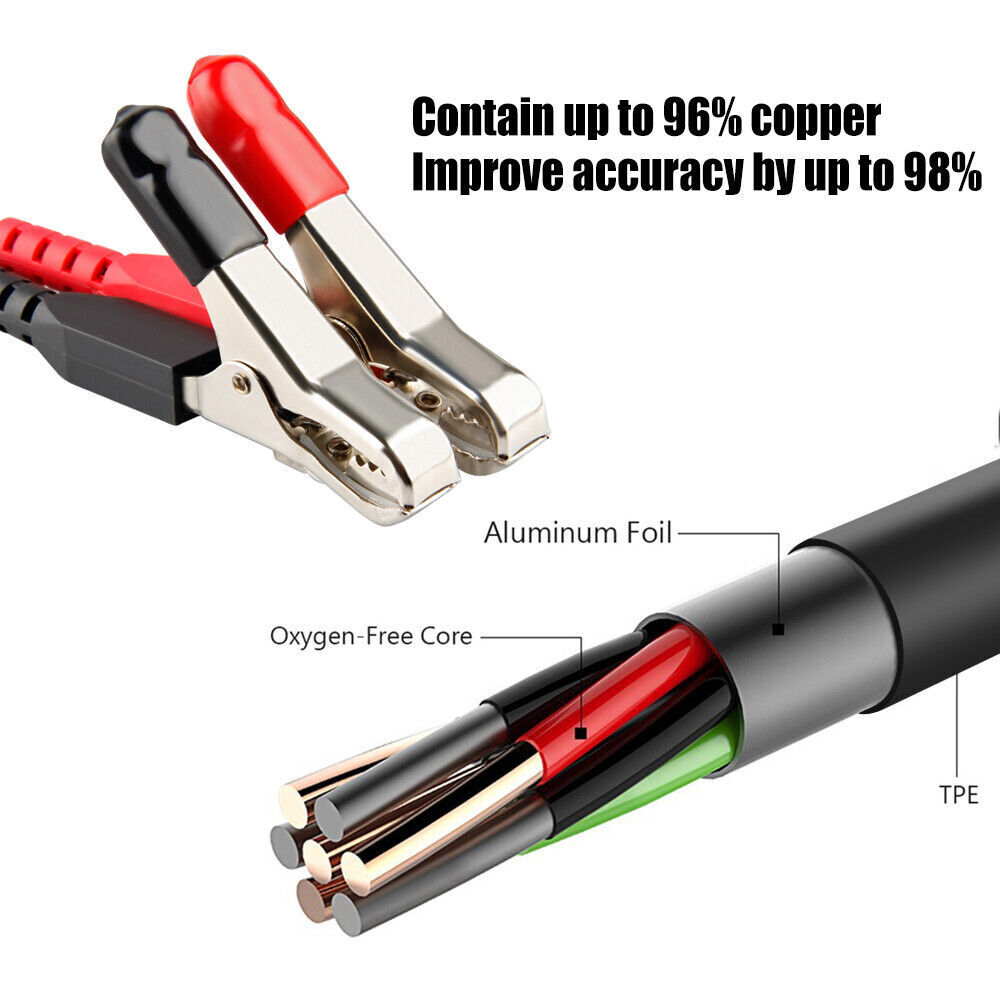 12V Battery Load Tester Auto Digital Analyzer Alternator Cranking Charging Test