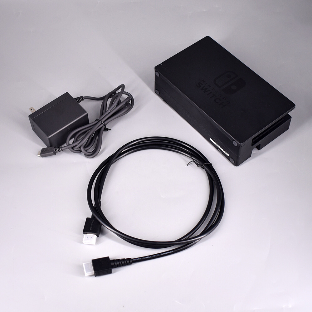 Original Nintendo Switch Charging Dock & AC Adapter Power Cable & HDMI CABLE Set