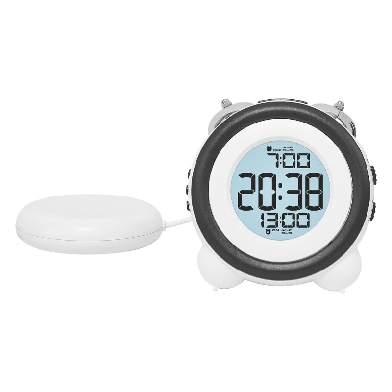 Digital Alarm Clock, Vibrating Loudly, Suitable for Deep Sleepers