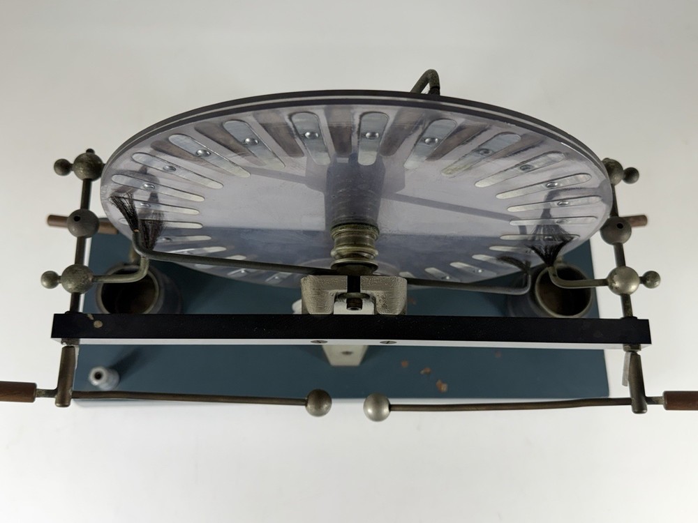 Vintage Cenco Wimshurst Machine 15" Electrostatic Generator Static Electricity